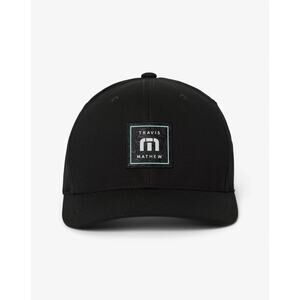 NWT TravisMathew Final Boarding Snapback Hat in Black sz One Size